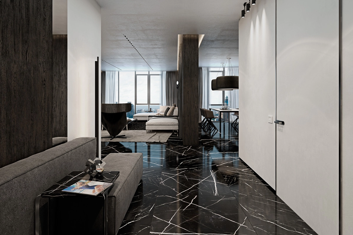 black-marble-apartment Натуральный камень для отделки дома квартиры - @ M - STONE $-Монтаж великоформатної плитки,укладання великоформатної плитки ціна київ,укладання великоформатної плитки на стіну,клей для великоформатної плитки,укладання великоформатного керамограніту на підлогу,великоформатний керамограніт розміри,помилки при плитці0 великоформатної плитки>ВЕНТИЛЬОВАНИЙ ФАСАД-Облицювання фасаду натуральним каменем Компанія M-Stone здійснює: • Проектування * Комплексний супровід проектів * Облицювання фасаду * Підбір системи під натуральний камінь, натуральну кераміку, керамограніт) * Підбір і продаж матеріалу (натуральний камінь) • Монтаж Купуйте камінь тревертин від виробника від
