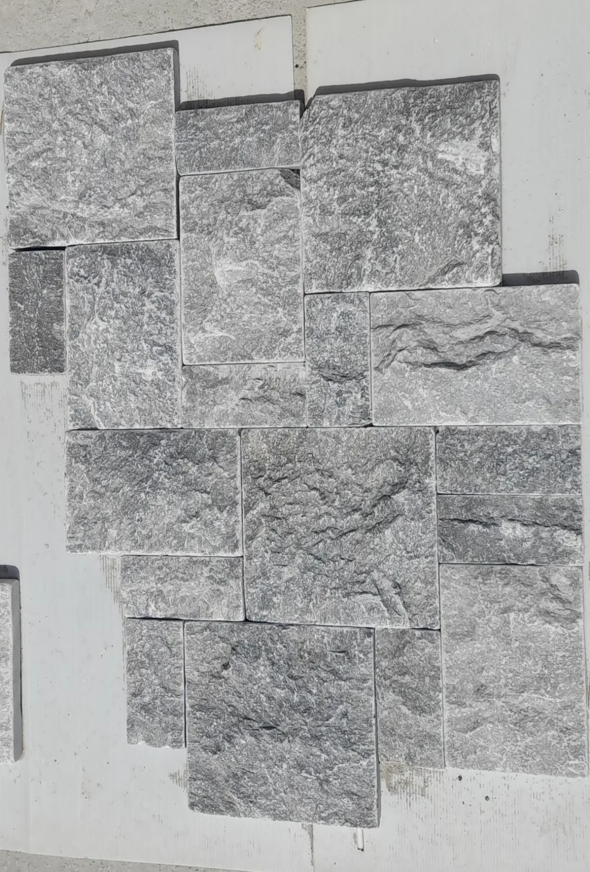Мармур Split Face Set Silver