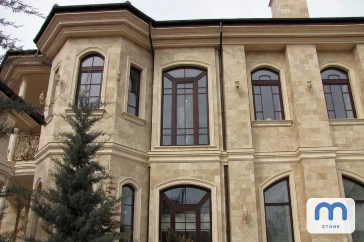 Облицювання фасаду натуральним каменем, Київ, фото 2
