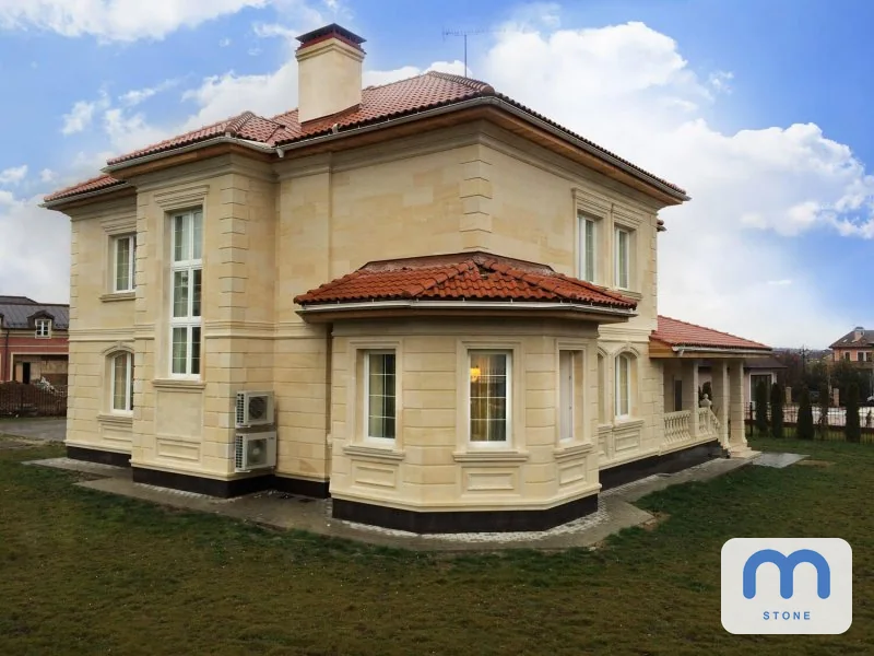 Облицювання фасаду натуральним каменем, Київ, фото 4
