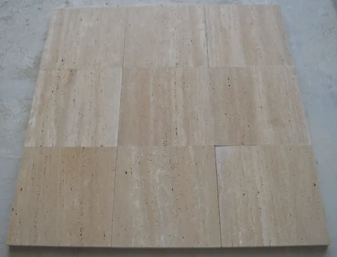 Травертин Premium Vein Cut Unfilled Honed